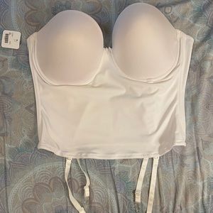 Va Bien White UltraLift Hourglass Bustier
